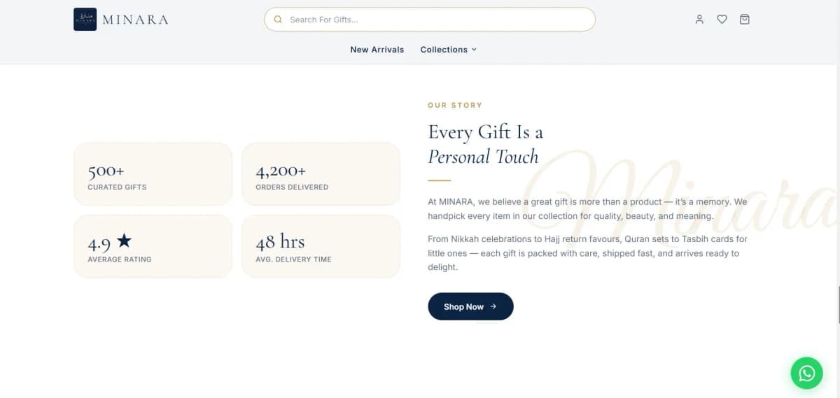 Minara Gifting Store screenshot 1